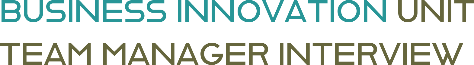 business innovation UNIT TEAM MANAGER INTERVIEW