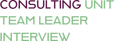 CONSULTING UNIT TEAM LEADER INTERVIEW